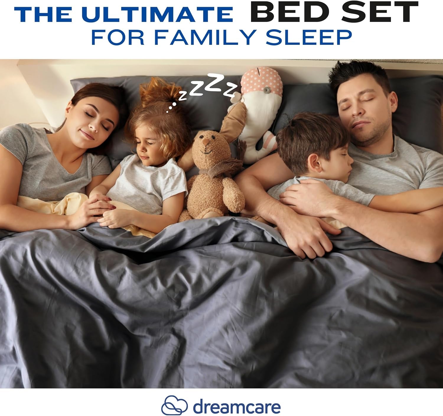 Full Size Sheets - Cooling Bed Sheets - 4Pcs Set - up to 15" Deep Pocket Full Sheet Set - Sheets Full Size Bed - Soft & Long Lasting 100% Fine Brushed Polyester with Side Pocket - Gray