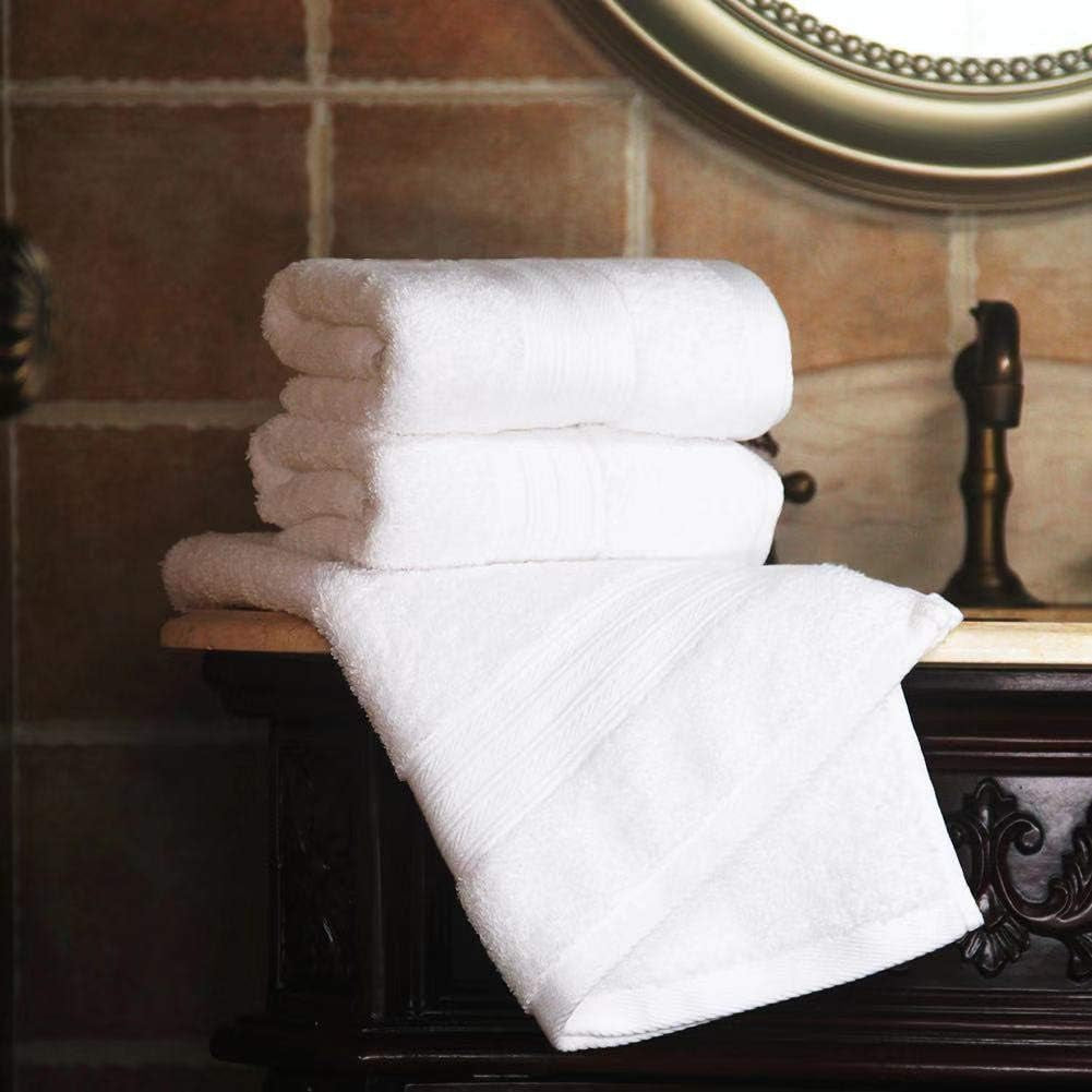 6 Pack Premium 100% Cotton Hand Towels, Absorbent Bathroom Hand Towel 16 X 28 Inches, Hotel & Spa Quality Towels, White